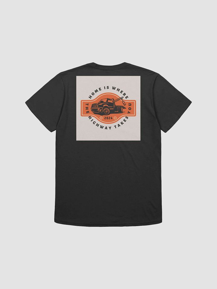 Man T-Shirt Truck Highway Unisex Softstyle T-Shirt product image (2)