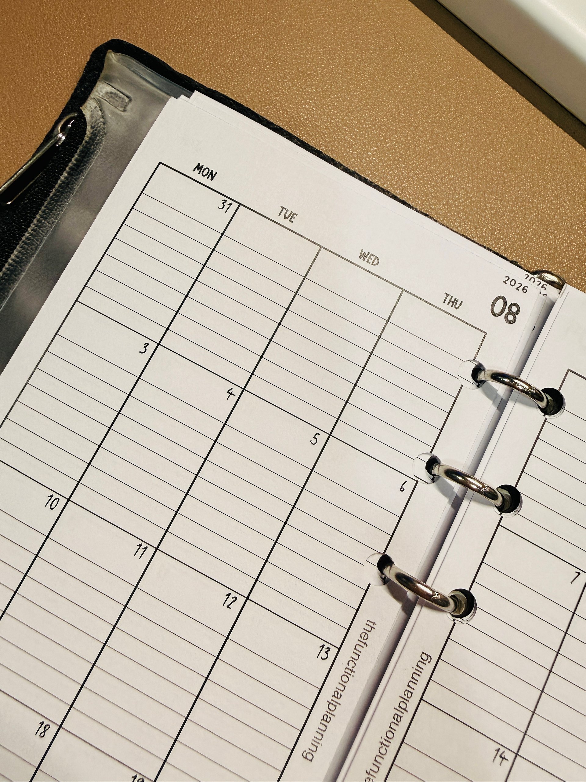 Dated Monthly Calendar with Quarterly Planner - Narrow Size product image (2)