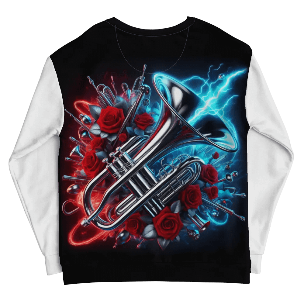 Silver Trumpet and Roses - Unisex Sweatshirt #37 product image (10)
