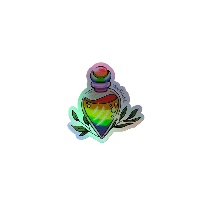 Rainbow Pride Potion- Holo Sticker product image (1)