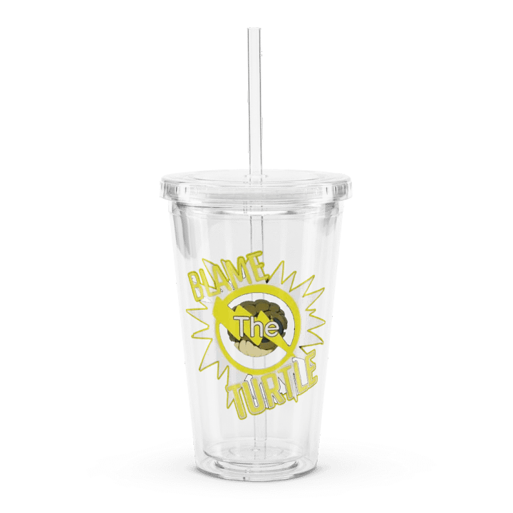 Blame The Turtle! Clear Straw Cup product image (1)