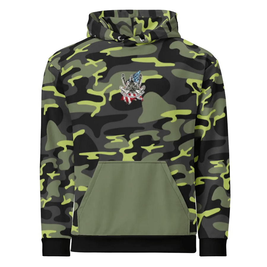 Copy of Green Camouflage Tug CE & CE Flage Hoodie product image (6)