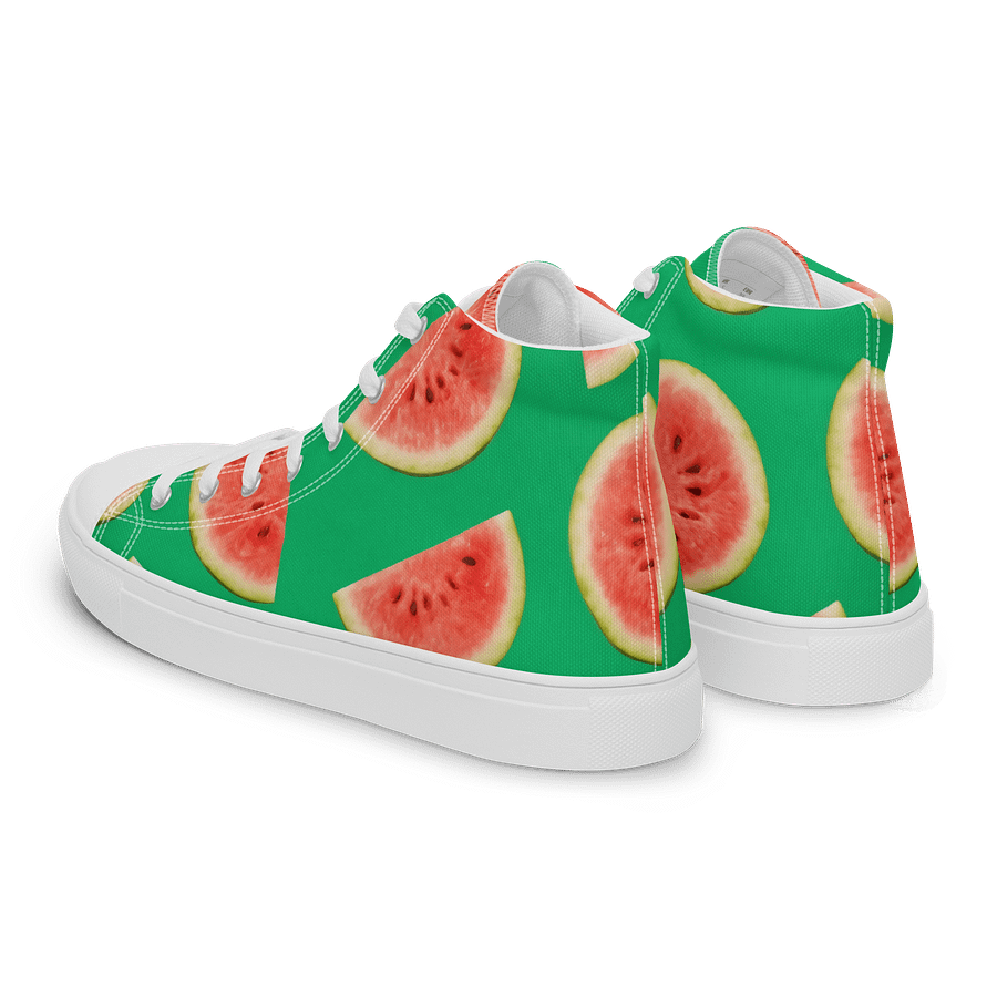 Watermelon Wonderland High Top Canvas Shoes product image (5)