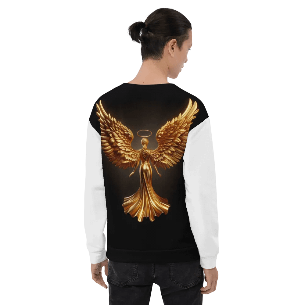 A Golden Angel and Cross - Unisex Sweatshirt #9 product image (7)