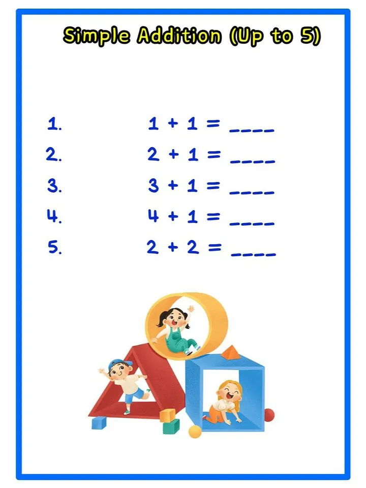 Printable Math Workbook Part 1 product image (2)
