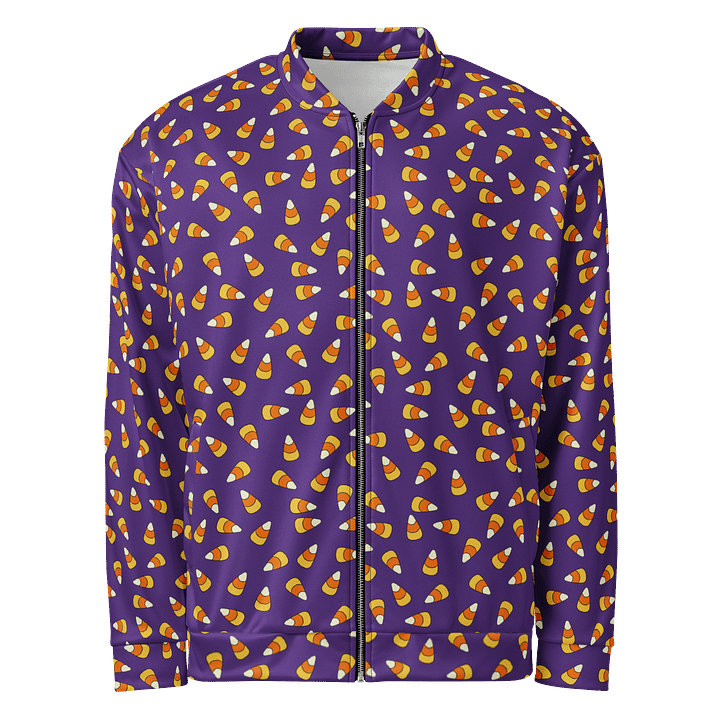 "Scattered Candy Corn" Pattern - Bomber Jacket product image (1)
