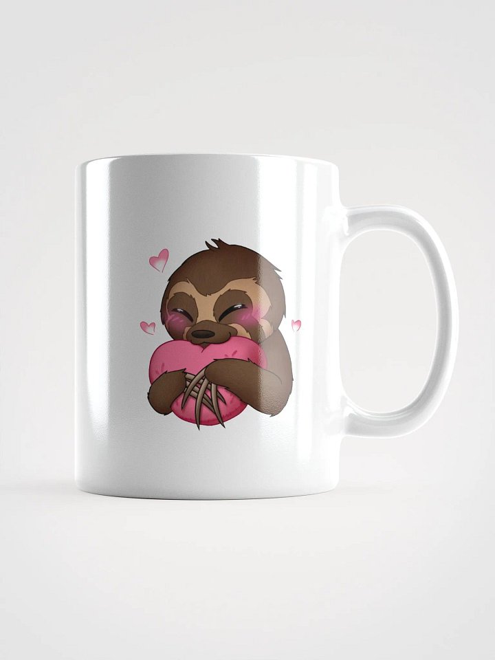 Slothville White Blushing Sloth Mug product image (2)