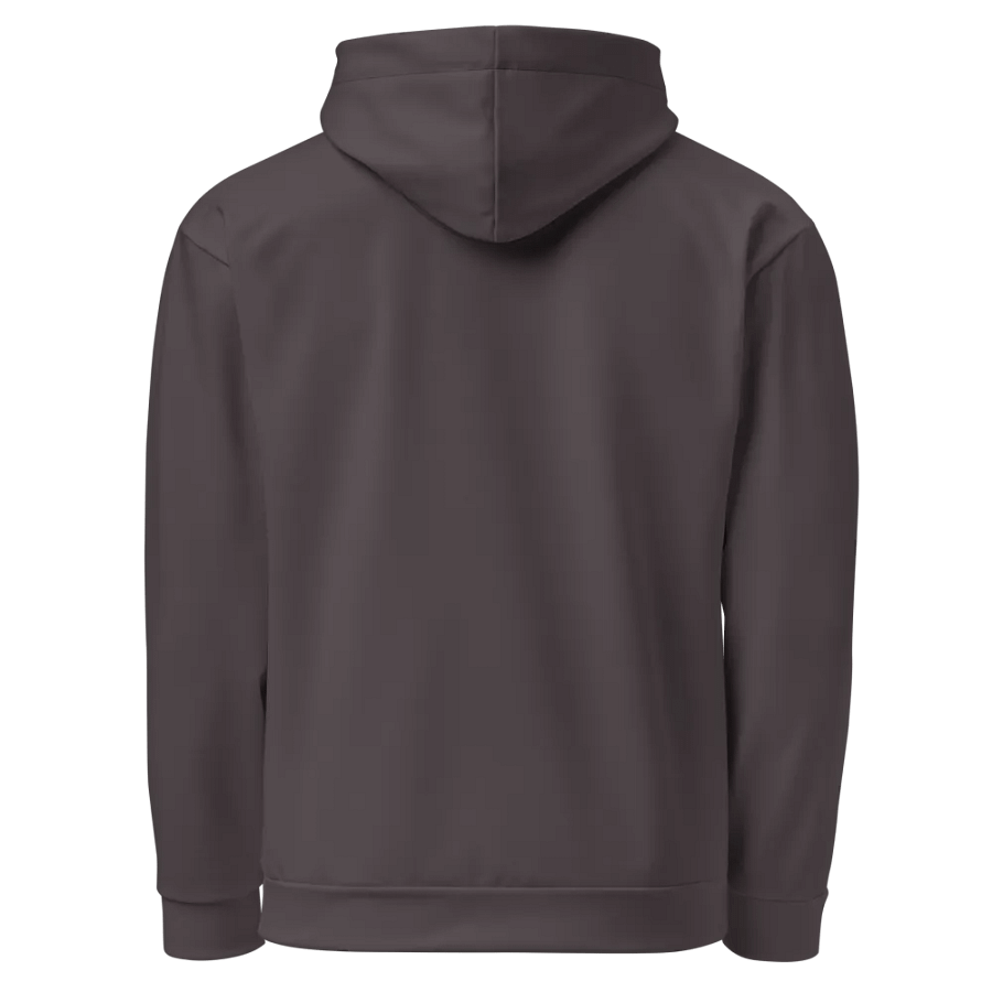 Plain Dark Brown True Summer Unisex Recycled Polyester Heavyweight Premium Hoodie by Treasure Pie product image (5)