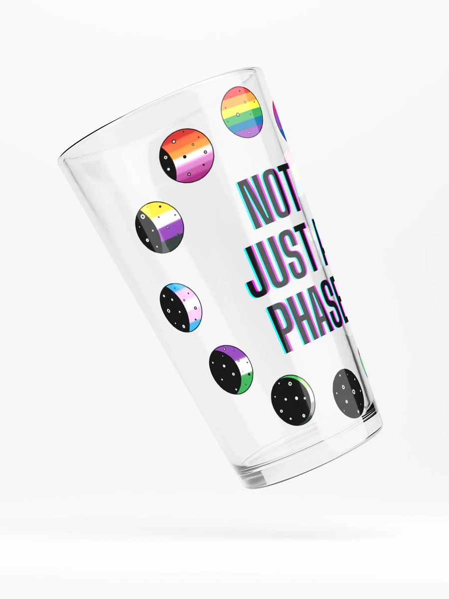 Not Just a Phase Pint Glass product image (4)