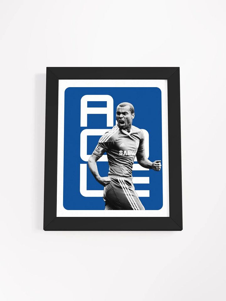 Ashley Cole BW Chelsea Name Art Framed Print product image (1)
