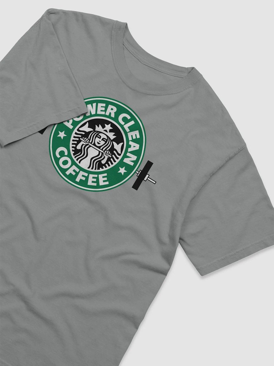 Power Clean Coffee Parody T-Shirt product image (5)