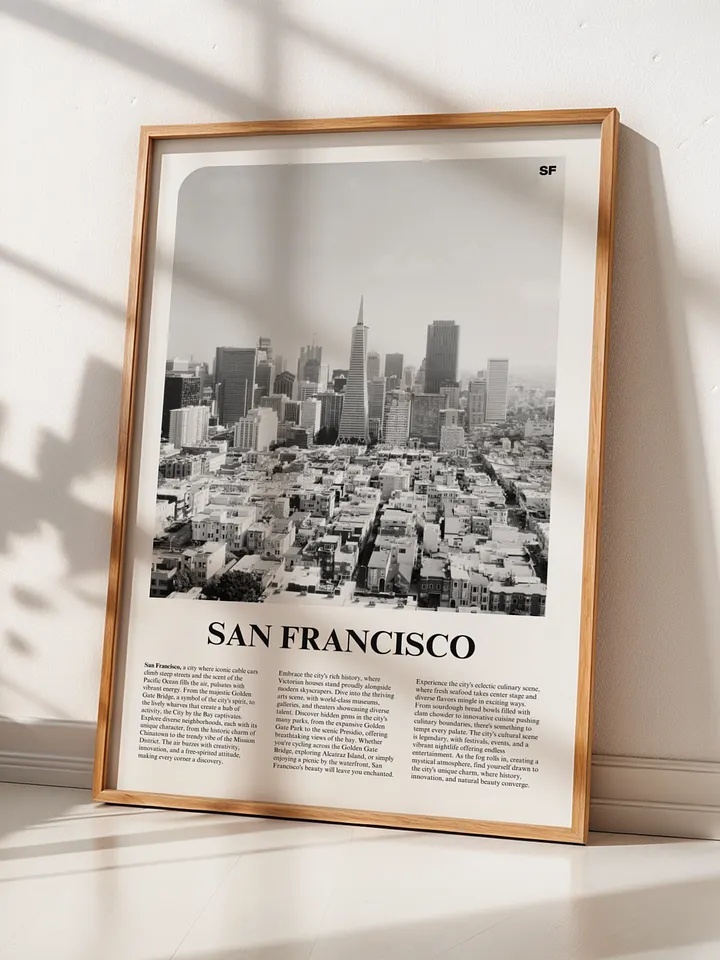San Francisco 02 Newspaper Poster product image (2)