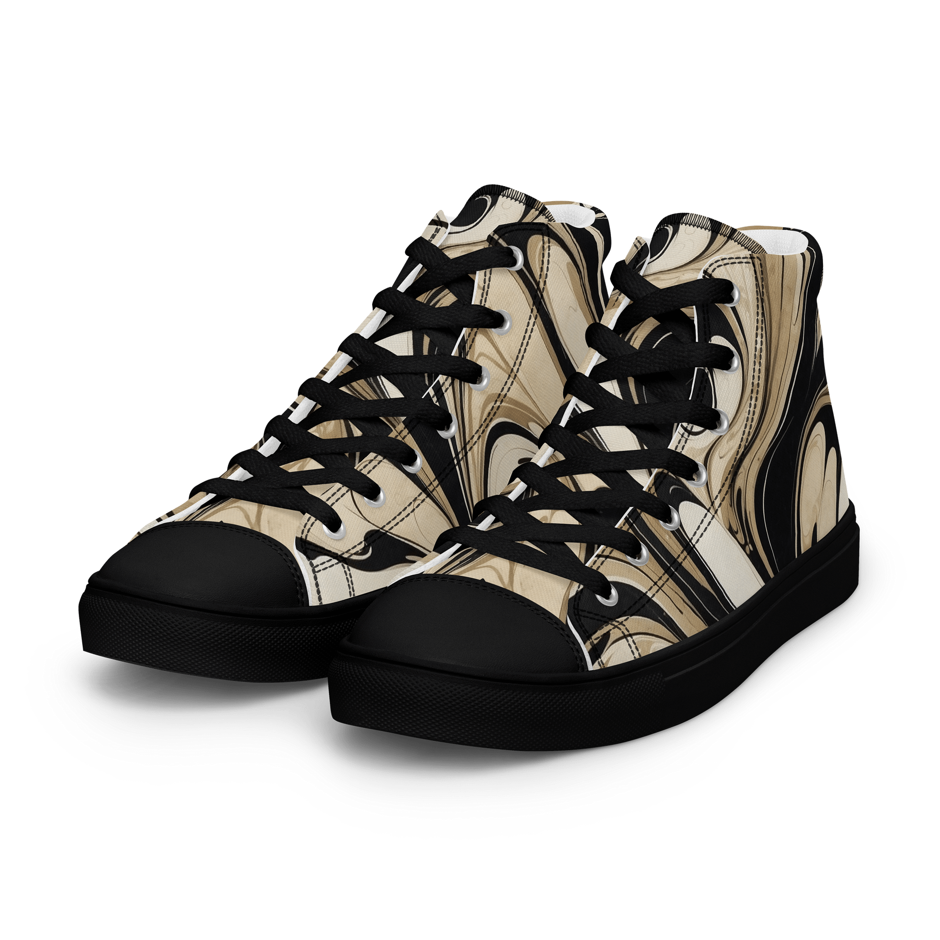 Marbled Swirl Men's High Tops product image (9)