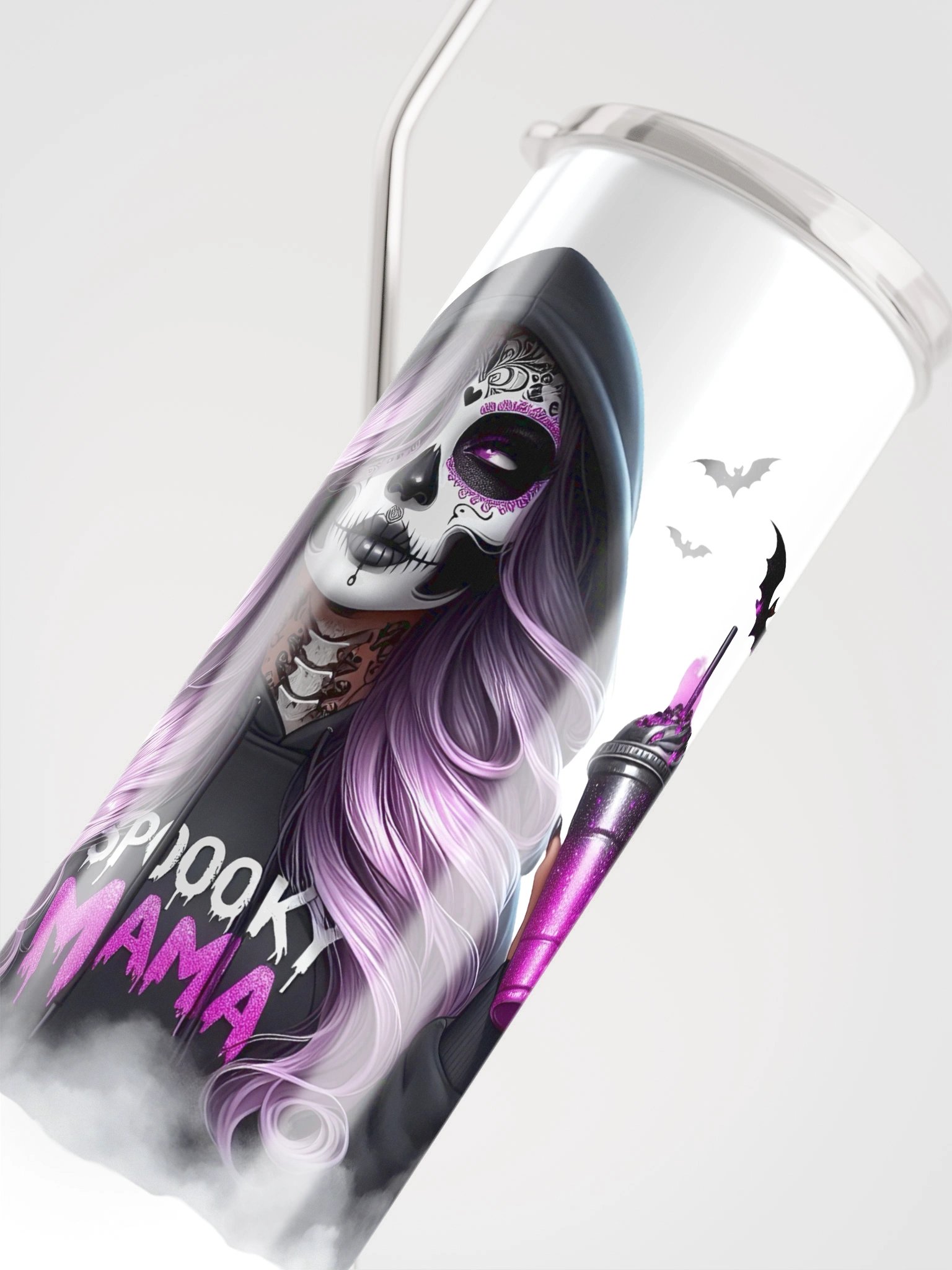 Spooky Mama Stainless Steel Tumbler product image (4)