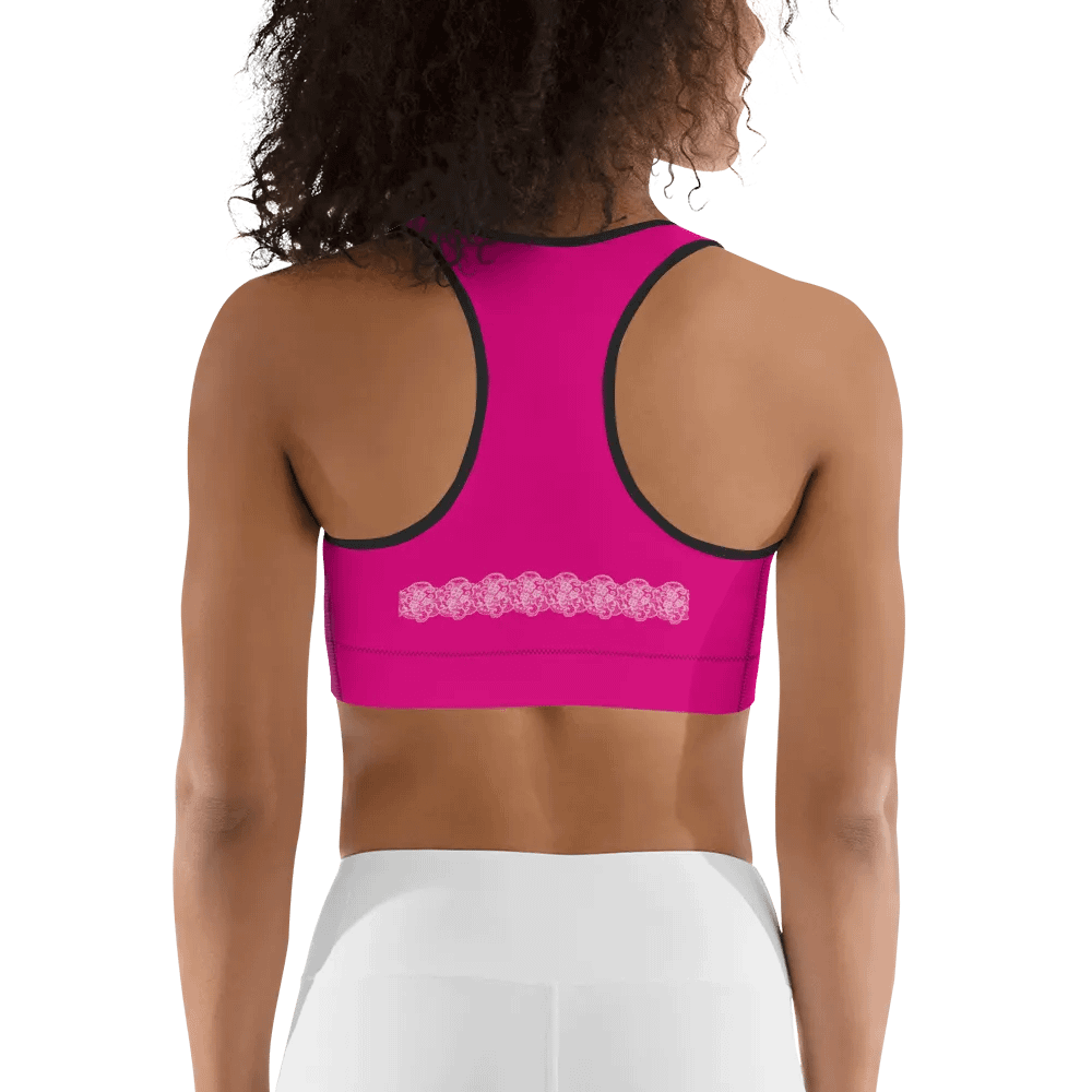Lace Pink Premium Sportswear Gymtop product image (8)