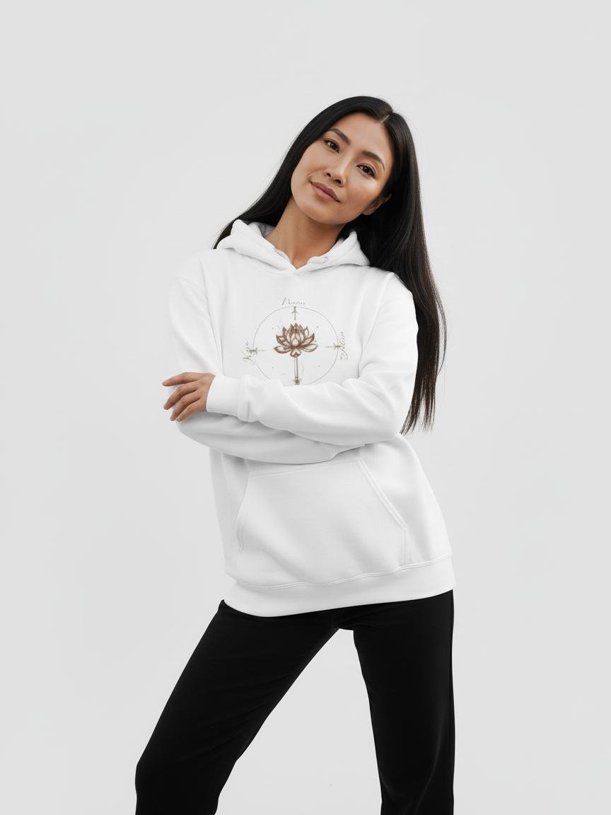 Nam Myoho Renge Kyo: Lotus da Vinci Unisex Hoodie product image (3)