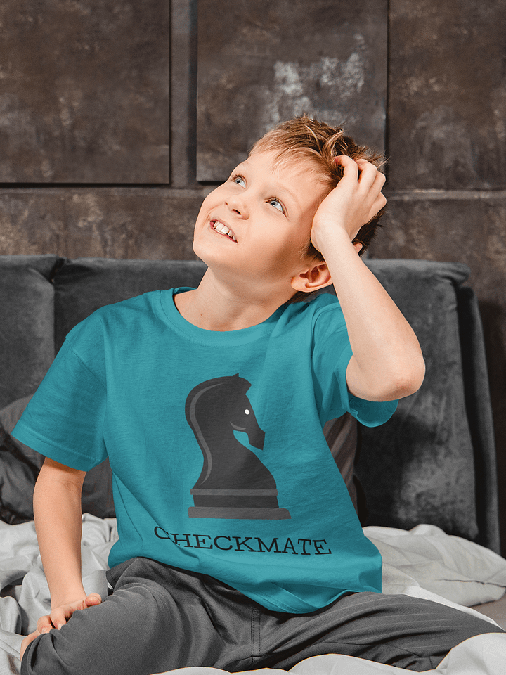 Knight Chess Piece Youth T-Shirt product image (2)
