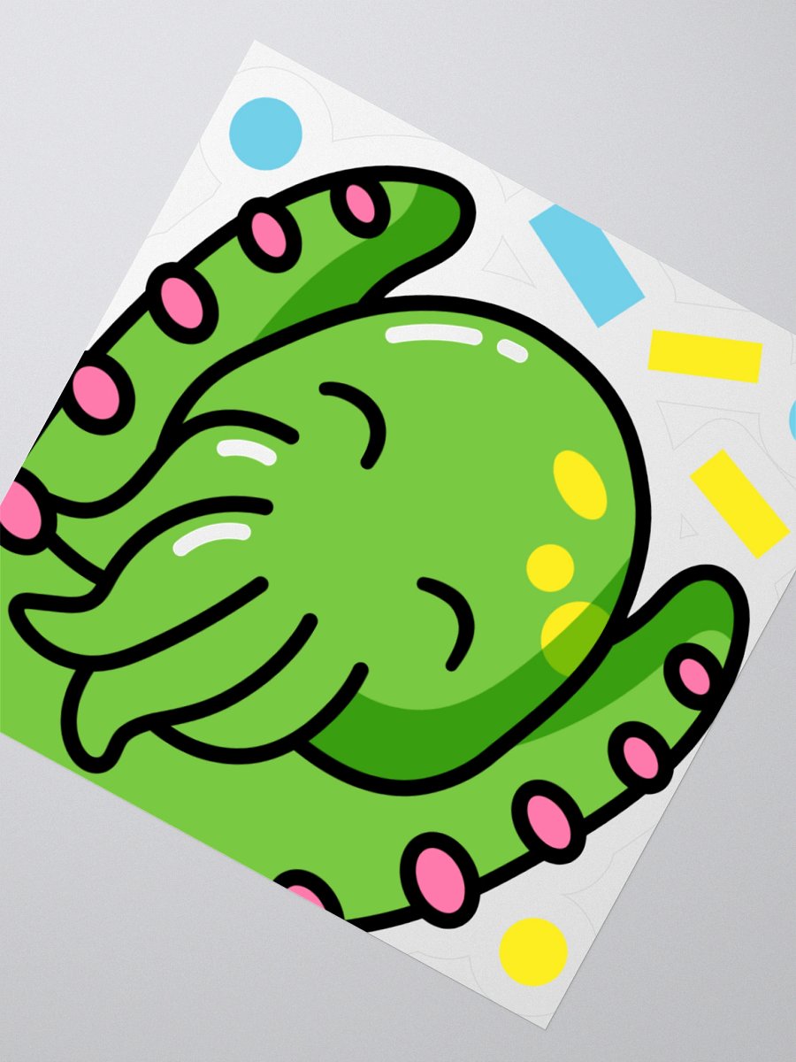 Cthulhu Hype Emote Sticker product image (2)