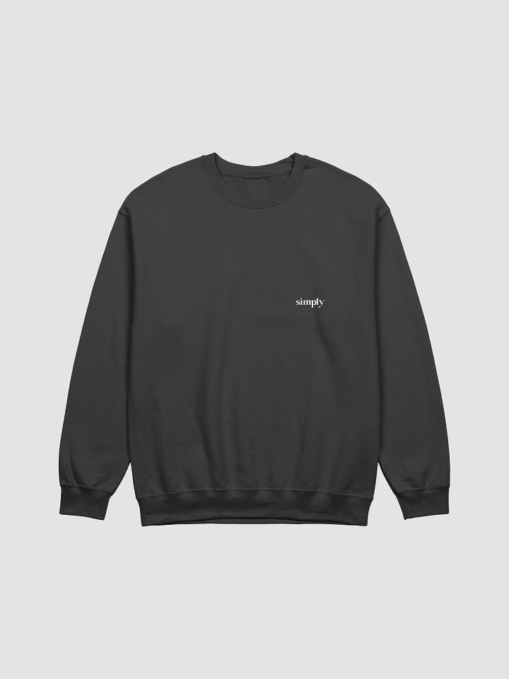 simply black sweatshirt product image (2)