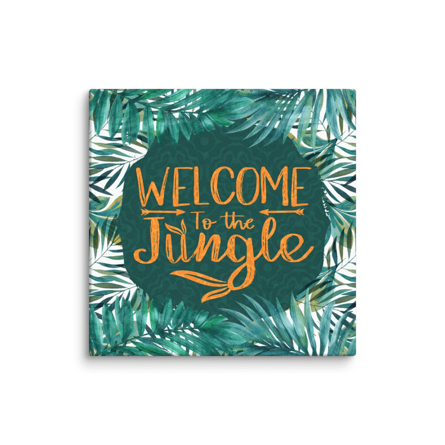 Welcome to the Jungle Canvas product image (3)