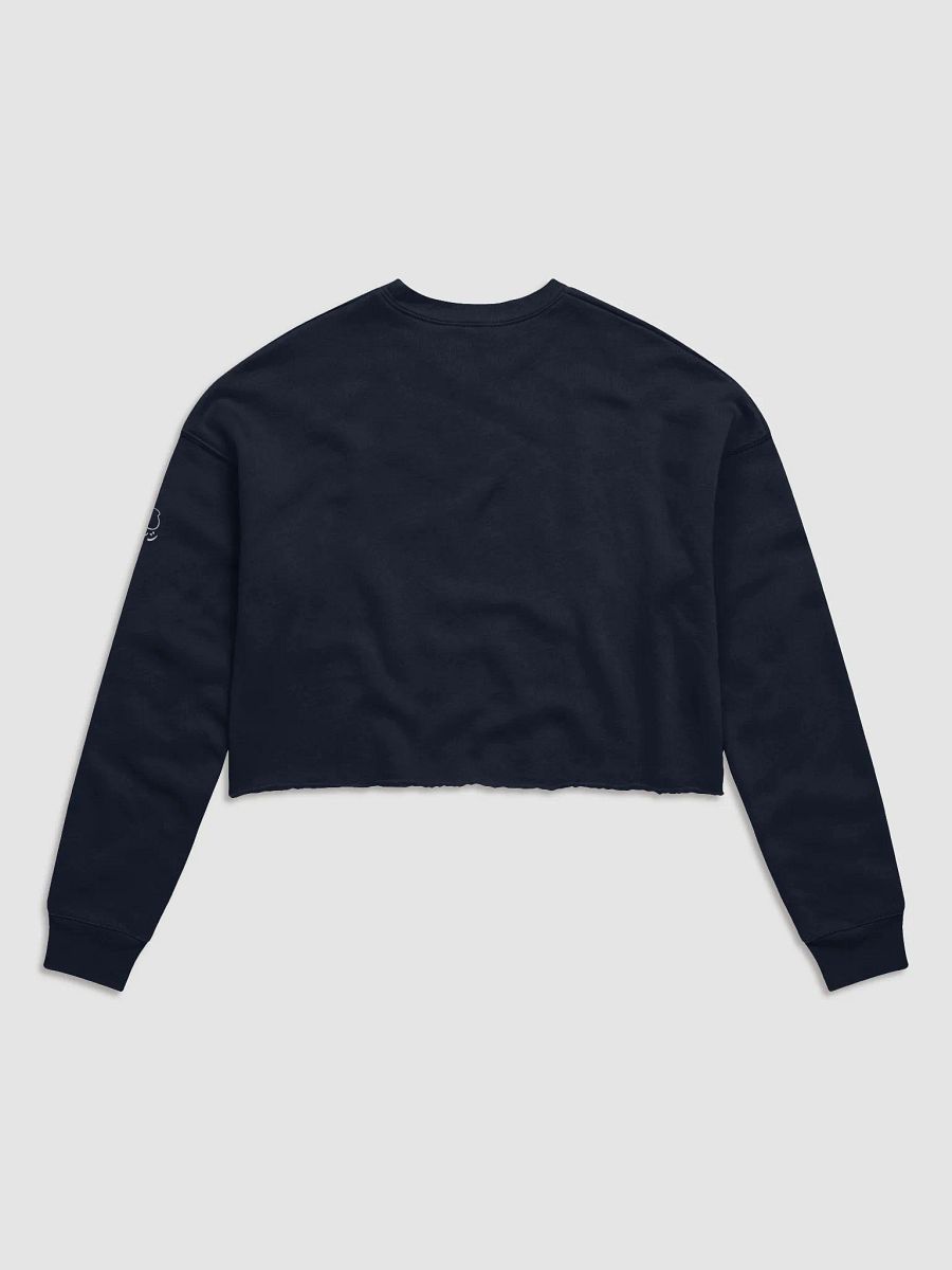 o s h i t a o s h i (d a r k) //F L E E C E C R O P S W E A T S H I R T product image (2)