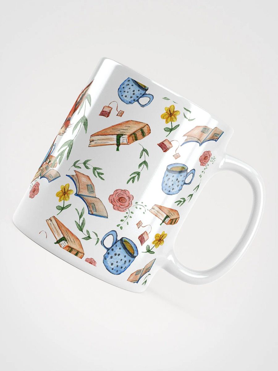 Tea Time Fox White Mug product image (5)