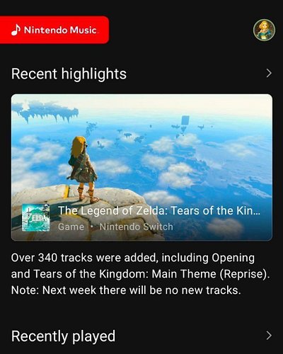 🎶 Over 340 tracks from Tears of the Kingdom just dropped on the Nintendo Music app! ✨ You can even explore playlists themed a...