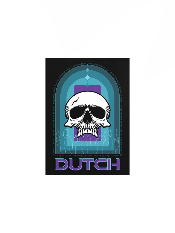 Dutch Vivid Black Matte Poster product image (5)