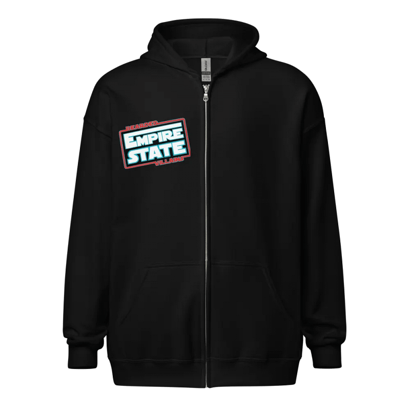 Empire State Bearded Villains Unisex Zip Hoodie
