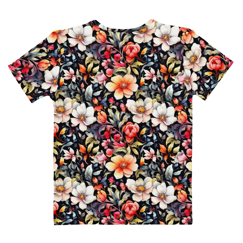 Floral Pattern All Over Print T-shirt product image (9)