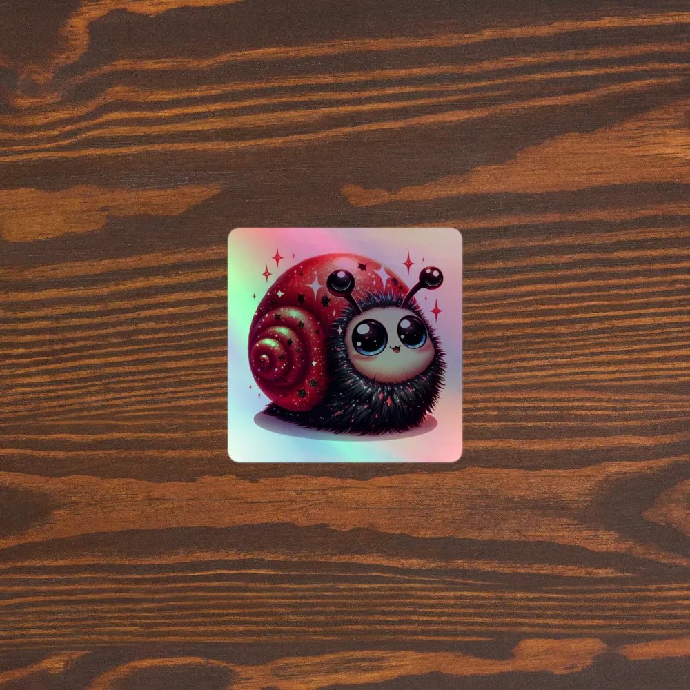 Galactic Snail Holographic Sticker Sheet product image (5)