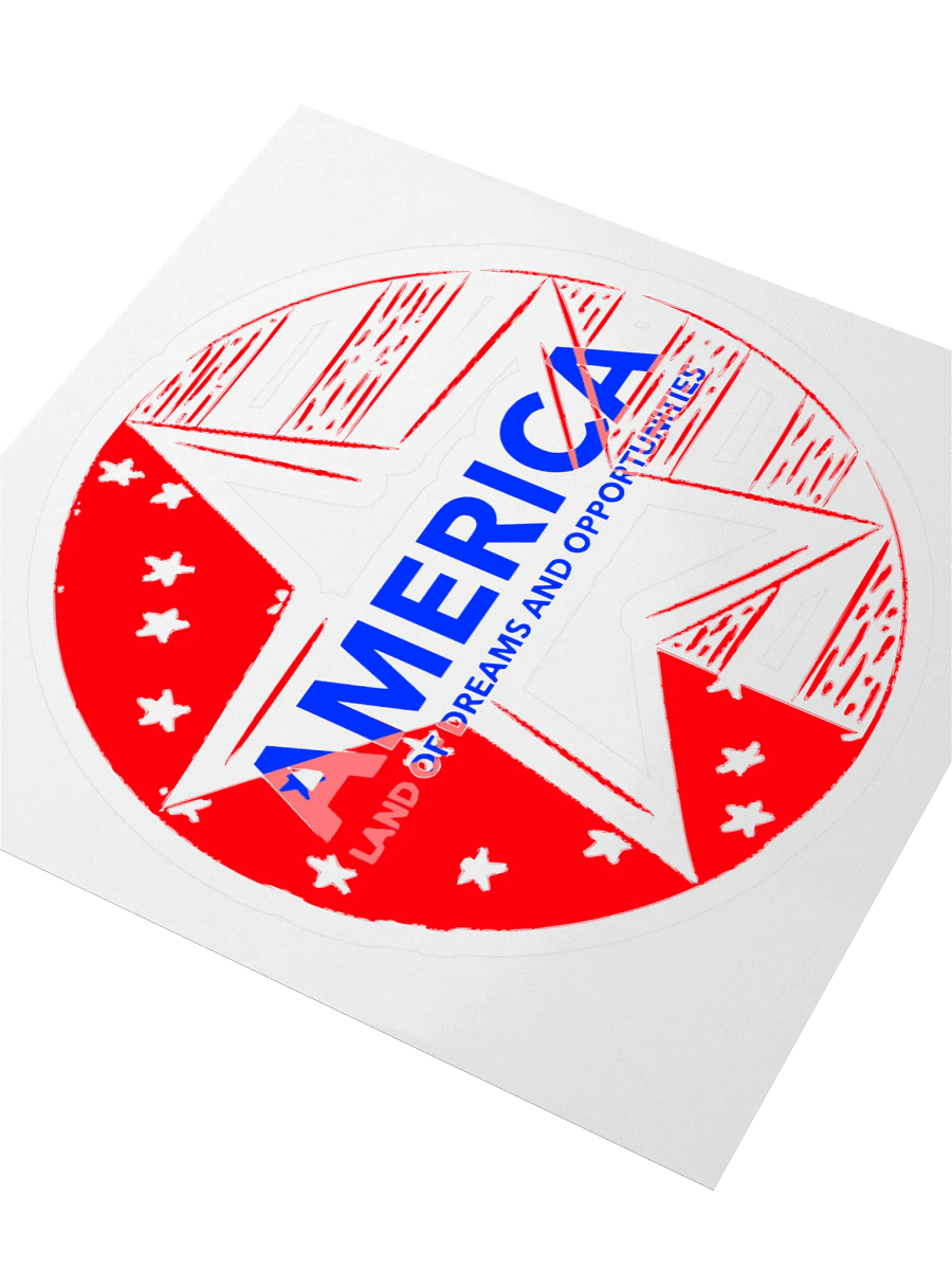 American Dream Kiss Cut Stickers product image (3)