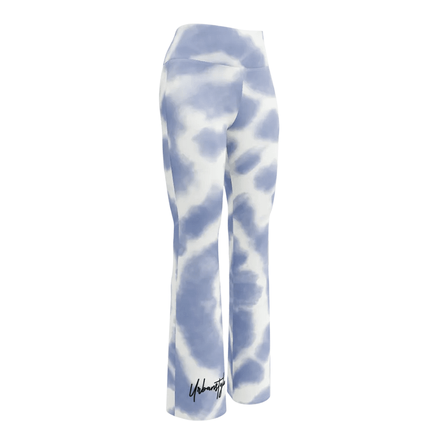 Ripple Effect Tie-Dye Flare Leggings product image (2)