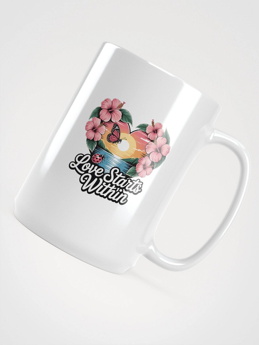 Love Starts Within Heart Mug product image (4)
