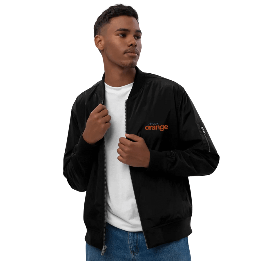 Team Orange Bomber Jacket product image (4)