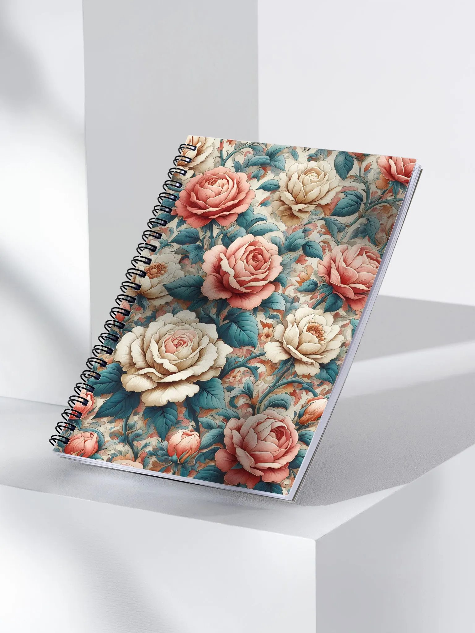 Royal Floral Spiral Notebook product image (3)