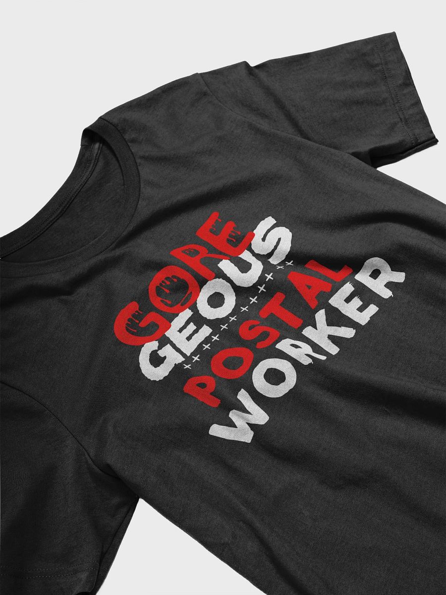 GORE-GEOUS TEE POSTAL WORKER HALLOWEEN product image (10)