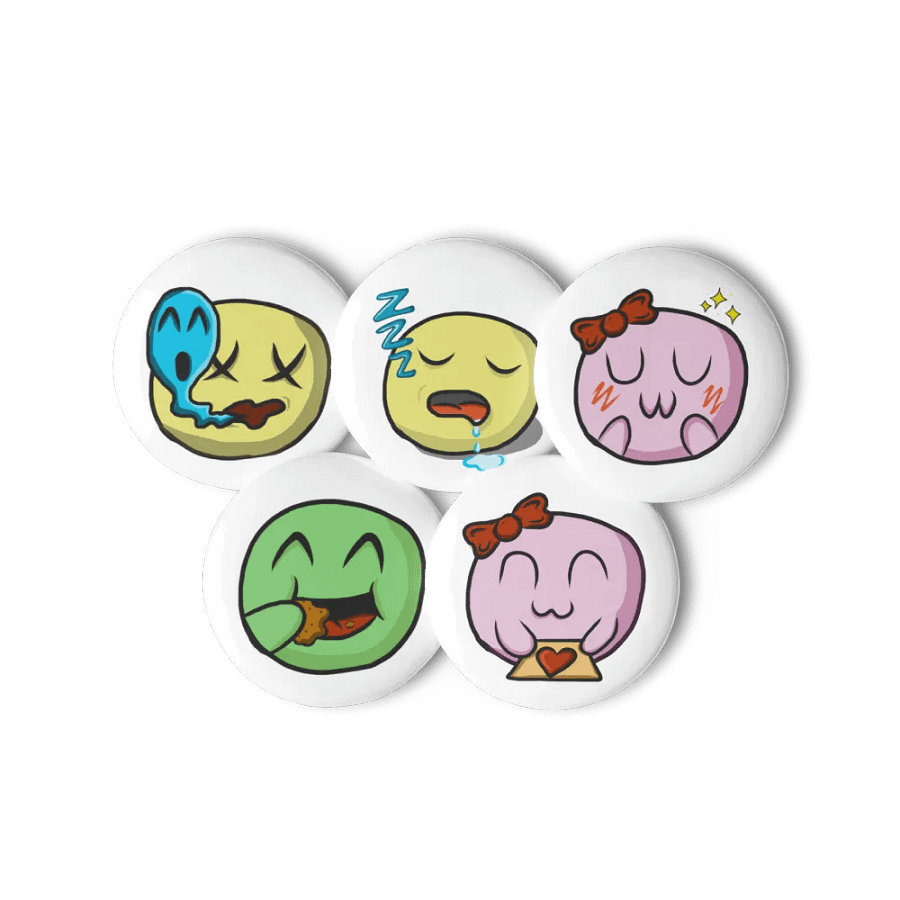 Dango OG Set - Pin Buttons product image (1)