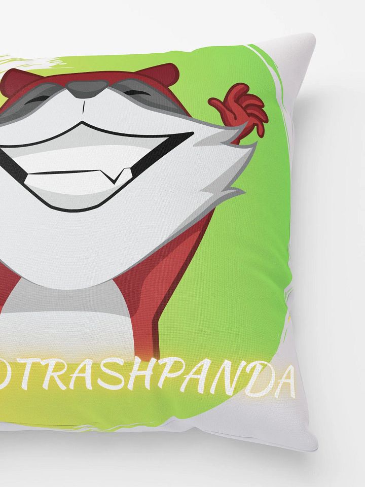 Red Trash Panda Hype Emote Pillow product image (2)