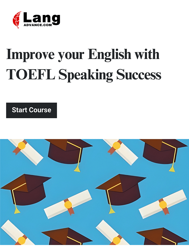Improve your English with TOEFL Speaking Success product image (1)
