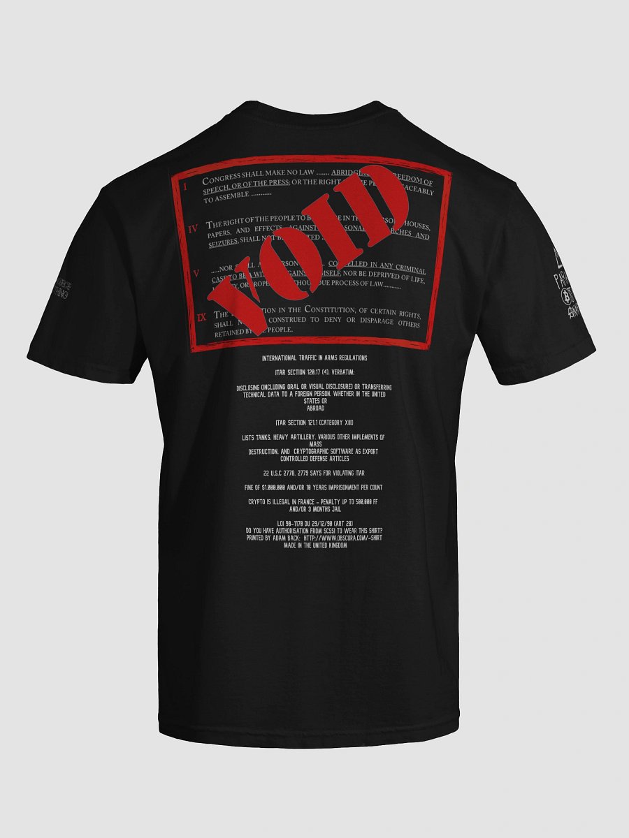 RSA Munitions T-Shirt - From OG Adam Back product image (9)