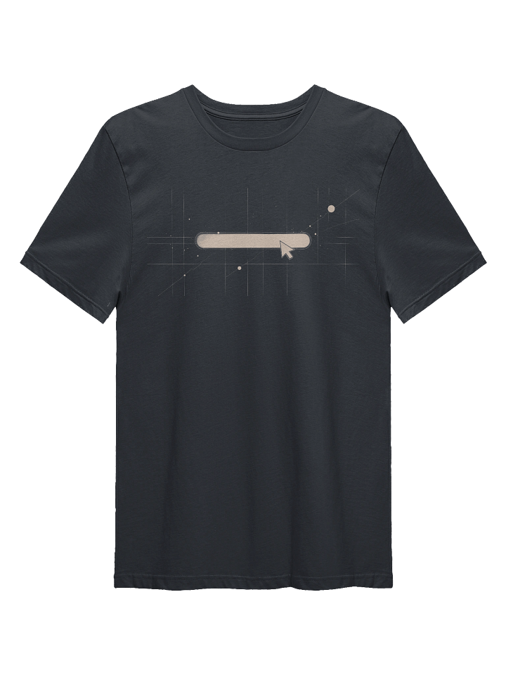 Minimalist Search Bar with Cosmic Graph Design T-Shirt product image (2)