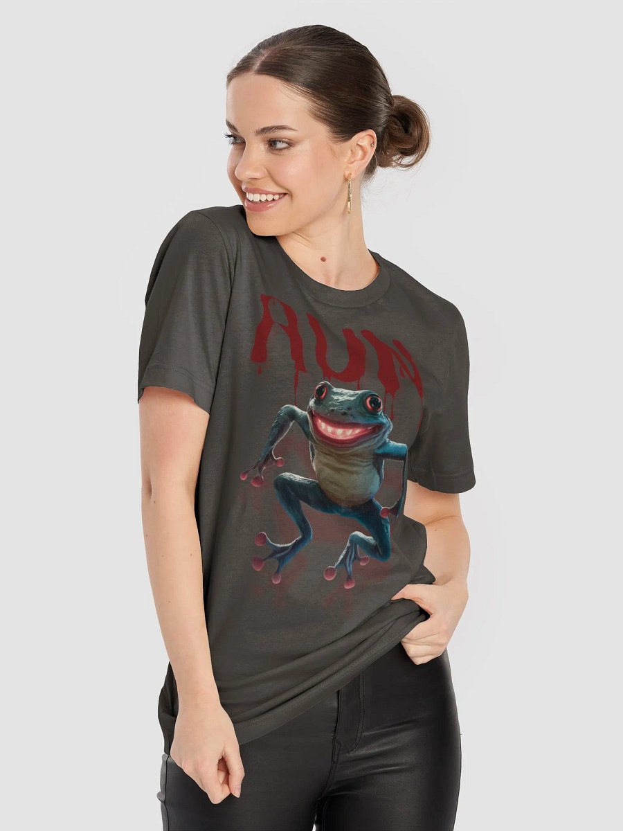 Scary Eerie Run Frog T-Shirt. product image (8)