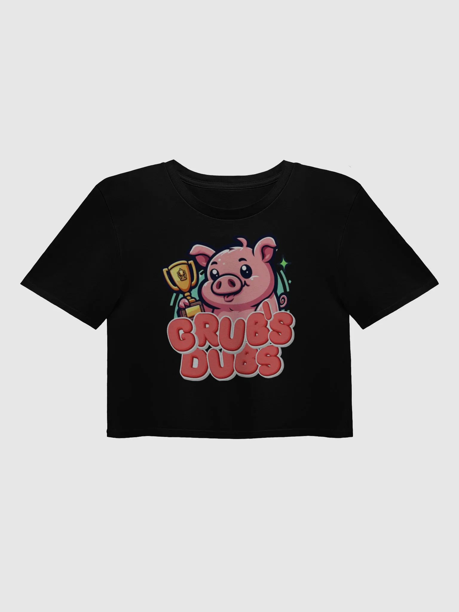 Grubs Dubs Women's Premium Crop Top product image (54)