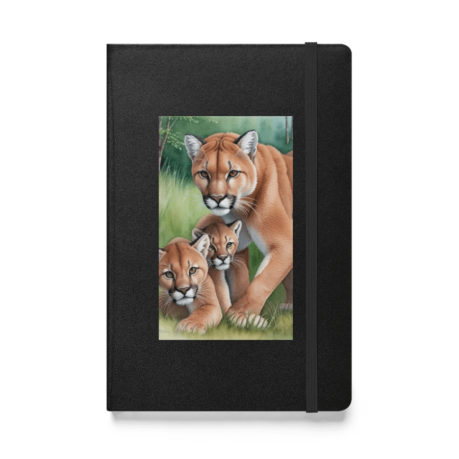 Wild Cougar Hardcover Notebook product image (1)