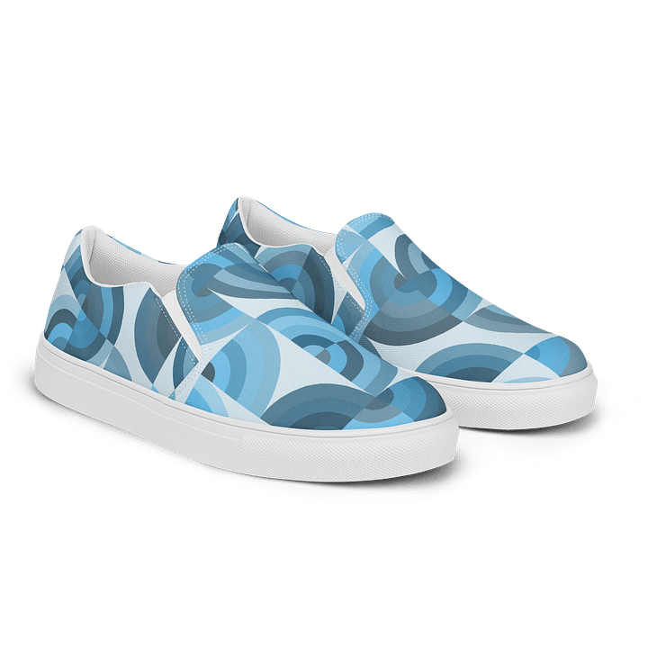 Azure Mosaic Men's Slip-Ons product image (2)