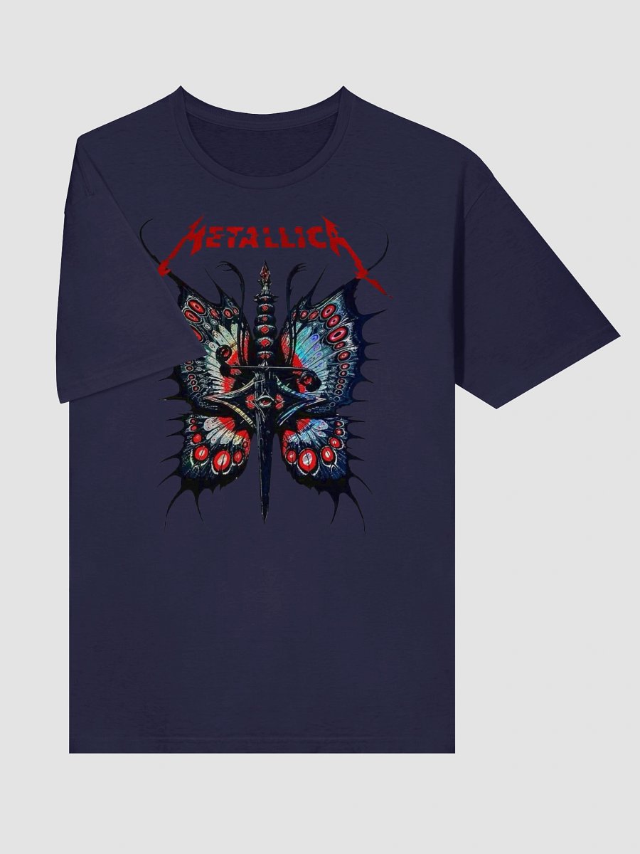 Metallica T-Shirt - Moth Into Flame Gothic Butterfly Dagger product image (3)
