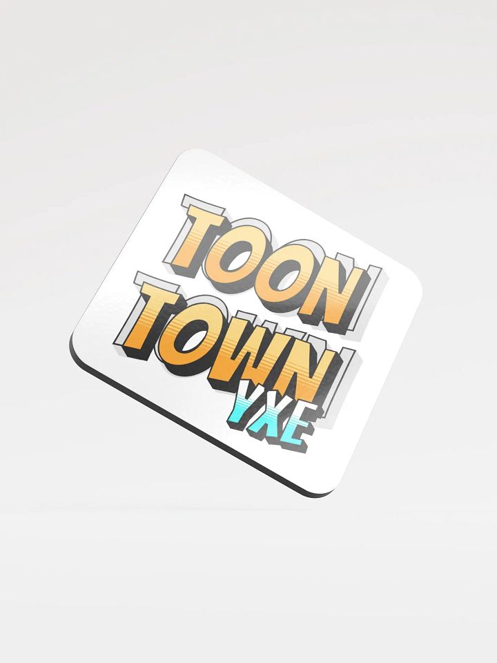 Toon Town YXE Glossed Cork Coaster product image (2)