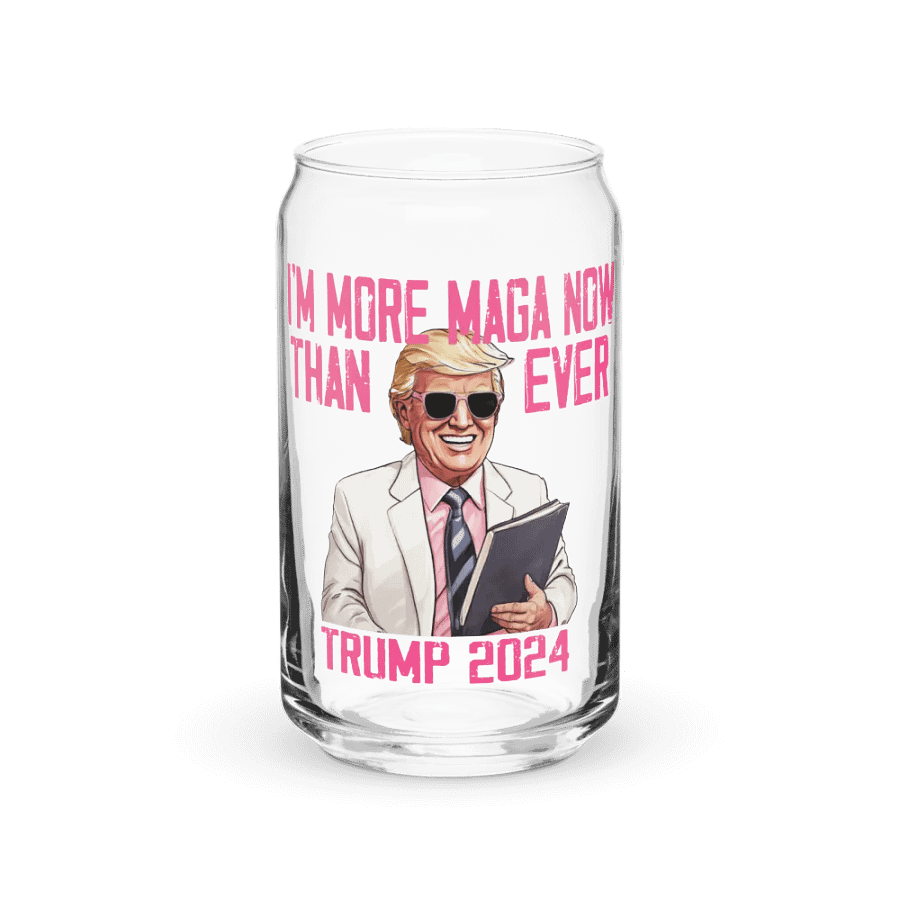 MAGA- Trump 2024 Can-Shaped Glass product image (3)