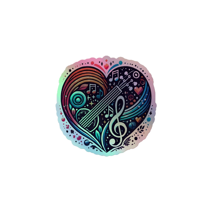 Harmony Heartbeat Holographic Sticker Set product image (1)